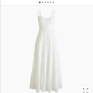 White eyelet Jcrew dress